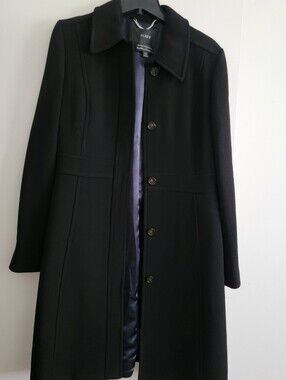 J.Crew Lady Day Coat Black 10T